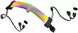 Gelid Solutions Gelid PCI-E 6+2 kontaktų prailginimo kabelis 30 cm ARGB (CA-RGB-16P-01)