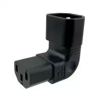 Premiumcord Vertikalus kampinis adapteris IEC C13 į IEC C14, įtampa 230 V, 10 A
