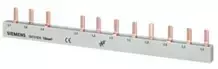 Siemens 5ST3624 3P 10mm2 kaiščio šyna, 11 modulių (RCCB 3+N dešinėje pusėje) pilna izoliacija 5ST3624