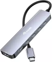 Stacja/replikator Equip doko stotelė przewodowa USB 3.2 Gen 2 (3.1 Gen 2) Type-C Pilka