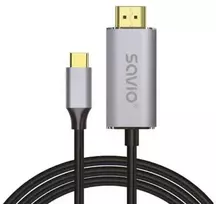 Savio USB cable USB 3.2 Gen 2 (3.1 Gen 2) 2 m USB C USB-C/HDMI