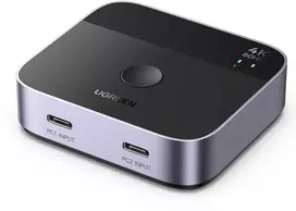 Jungiklis 2x USB-C į HDMI Ugreen AW502 2in1, 4K 60Hz