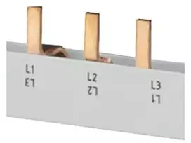 Siemens 5ST3615 3P 10mm2 kaiščio šyna, 12 modulių (4x3P), pilnai izoliuota 5ST3615