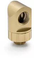 Bitspower Artemis 90 Degree Fitting – rotatable, stardust auksinis