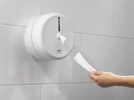 Tualetinio popieriaus dozatorius, iš centro traukiam pop CF2, Satino by WEPA