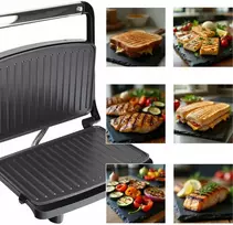Kontaktinis elektrinis grilis PANINI 1600 W – galingas sumuštinių keptuvas