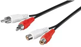 „PremiumCord PREMIUMCORD“ garso prailginimo kabelis, 2x Cinch - 2x Cinch (RCA, M/F), 15 m