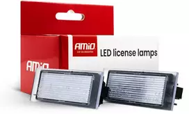 Amio LED numerio ženklo apšvietimas CLP23 Dacia, Mercedes-Benz, Nissan, Opel, Renault