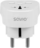 Savio AP-06 maitinimo adapteris/keitiklis Universalus 3750 W Baltas