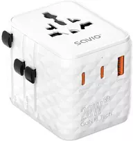 Savio AP-08 maitinimo adapteris/inverteris 20 W Baltas