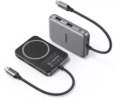 Jungčių stotelė 7in1 USB-C į USB-A, HDMI, Micro SD/SD Magsafe suderinamas laikiklis CM896 UGREEN