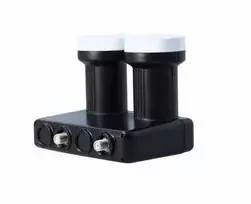 LNB monoblokas dvigubas Opticum LMTP-04H Juodas