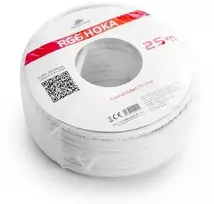 Kabelis RG6 Spacetronik HOKA 102 CU Dualshield 25m
