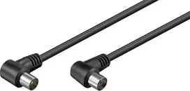 Goobay antenos kabelis 1,5 m juodas (11525)