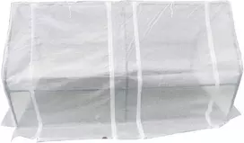 Šiltalysvė/plien. rėmas/armuota plėvelė 140g/m2 180x92x92cm balta