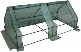 Šiltalysvė/plieno rėmas/armuota plėvelė 140g/m2 196x98x85cm
