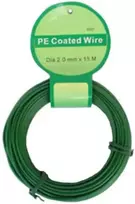 Gl Plastic Metalinė viela sodui D2mm/L15m žalia/PE danga