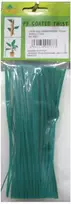 Gl Plastic Metalinės vielos sodui 100vnt. L15cm žalios/PE danga