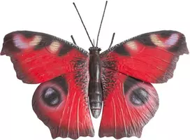 Prie sienos tvirtinamas sodo dekoras Drugelis 33x25x8cm