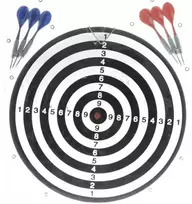 Smiginio komplektas Atom D43cm