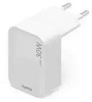 Hama 30W GaN 1x USB-C balta składana