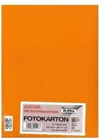 Popieriaus lapas Folia A4 300g šviesiai oranžinis