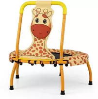 Promotions Vaikų batutas 71x76 cm oranžinis, putplasčio rankena, apsauginis uždangalas