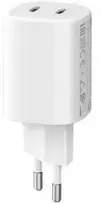 Xiaomi MDY-19-EG 2xUSB-C 45W Nano Turbo Travel Charger Baltas