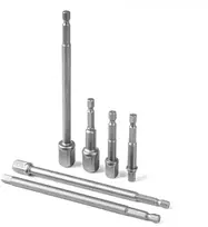 HEX galvučių adapterių rinkinys 1/4", 3/8", 1/2" AMIO-04781