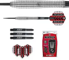 Smiginio strėlytės Winmau Maverick 80% Steel Tip 23 g