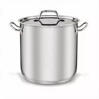 Nerūdijančio plieno puodas indukcijai, 13.4 l talpa, universalus virtuvės indas, didelis puodas, virimo puodas su dangčiu