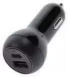 OTTERBOX STANDARD CAR CHARGER 32W - 1 USB-C 20W + 1 USB-A 12W - Juodas