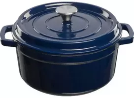Sahara Ketaus puodas 4.7L, mėlynas, su dangčiu