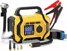 FOWAWU 6000 A automobilio užvedimo starteris su oro kompresoriumi, 12 V, 26800 mAh, ATJ-201B