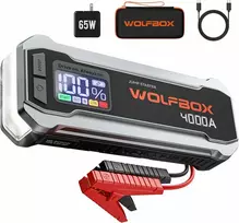 WOLFBOX MegaVolt24 4000A automobilio užvedimo įrenginys 12 V, 24000 mAh su LED žibintuvėliu