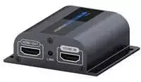 PremiumCord HDMI ilgintuvas iki 50 m per vieną Cat6/6a/7 laidą, vietinę HDMI išvestį