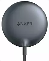Anker MagGo belaidis magnetinis Qi2 15 W įkroviklis padeliu, juodas