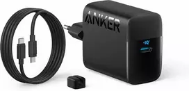 Anker 45 W USB-C sieninis įkroviklis su 1,5 m laidu, juodas