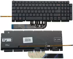 Klaviatūra DELL G15 5510, su pašvietimu, US
