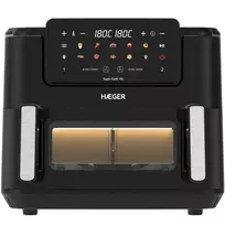 Haeger AF-D10.010B skaitmeninė oro gruzdintuvė „Super Cook“, 10 l (2 x 5 l), 2600 W