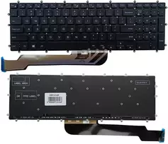 Klaviatūra DELL Inspiron 5570, 5565, 7566, 7567, 3579, su pašvietimu