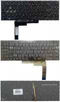 Klaviatūra MSI: GL76, GL66, GF76, GF66, su RGB apšvietimu, US
