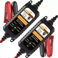 MOTOPOWER 12V 800mA automatinis akumuliatoriaus įkroviklis su priežiūros ir desulfatavimo funkcija MP00205A