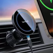 Lamicall telefono magnetinis automobilinis įkroviklis su ventiliacijos tvirtinimu, 15W, 20x N52 magnetai, MagSafe, OL-Z9T9-C78W