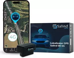 Salind GPS 4G automobilio OBD2 vietos nustatymo įrenginys su gyvu sekimu ir geozona Salind 08 4G