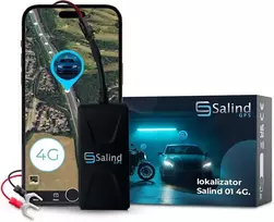 Salind GPS transporto priemonių GPS seklys 4G, laidinis montavimas, integruota SIM kortelė, S-014