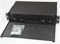 Molex Pn Oem 2U ištraukiama optinė vonia, modulinė be priekio, juoda