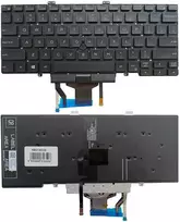 Klaviatūra DELL Latitude 5400, 5401, 5410, 5411, su pašvietimu ir „trackpoint“, US