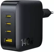 Baseus Sieninis įkroviklis EnerFill FH11 140W USB-A + 3xUSB-C QC PD3.1, juodas