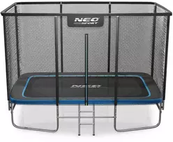 Batutas prostokątna 12x8ft/366x244cm su išoriniu tinklu ir kopėčiomis Neo-Sport